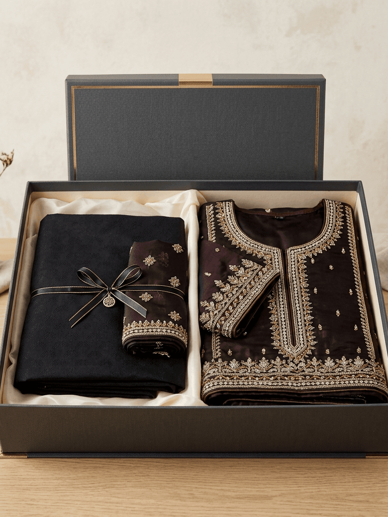 উৎসবের বোরকা ও সুতি থ্রি-পিস কম্বো